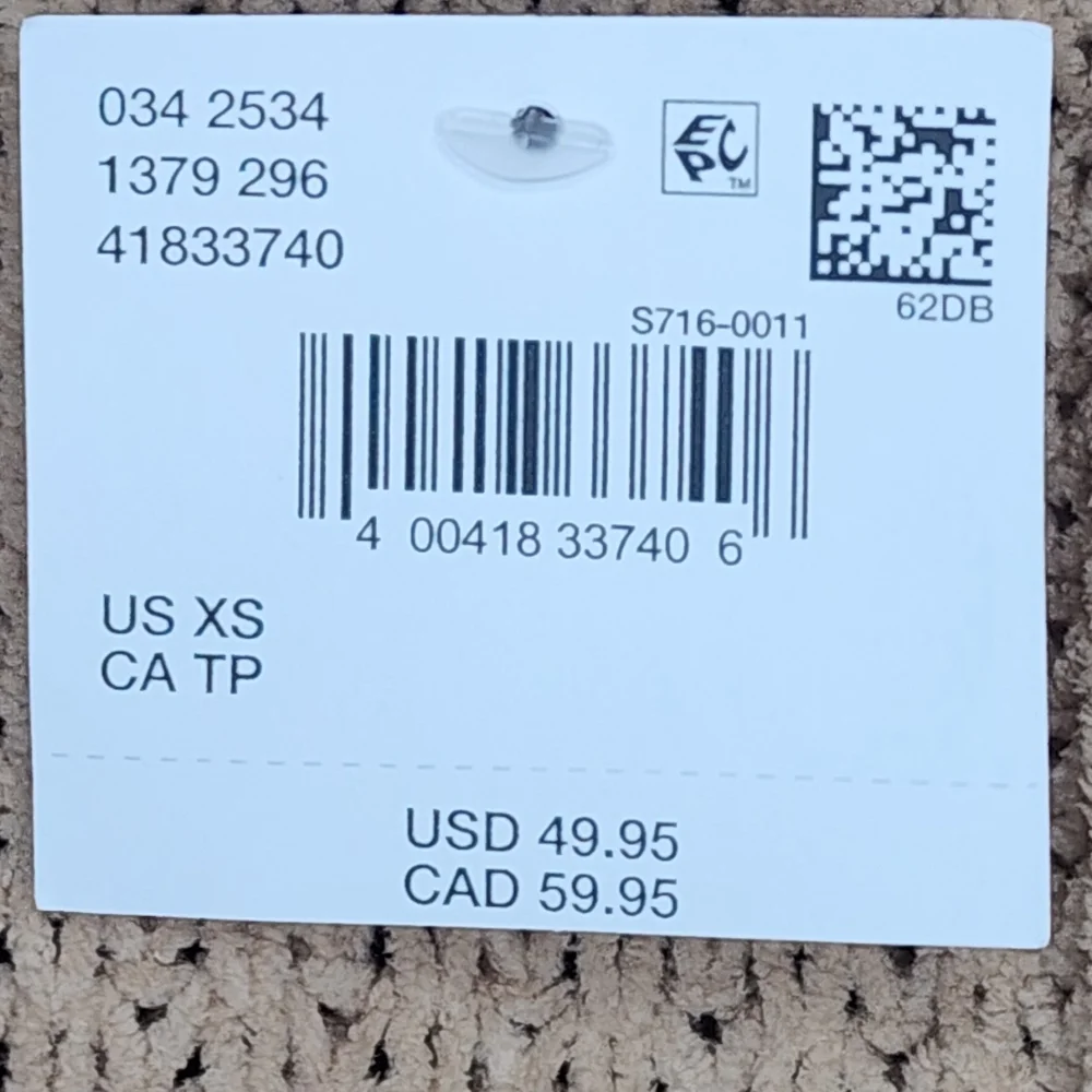 Womens Tan  American Eagle  Cardigan With Pockets. X-small NWT - Picture 5 of 6